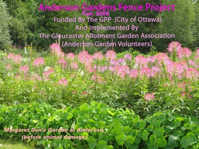 Anderson Gardens Fence Project